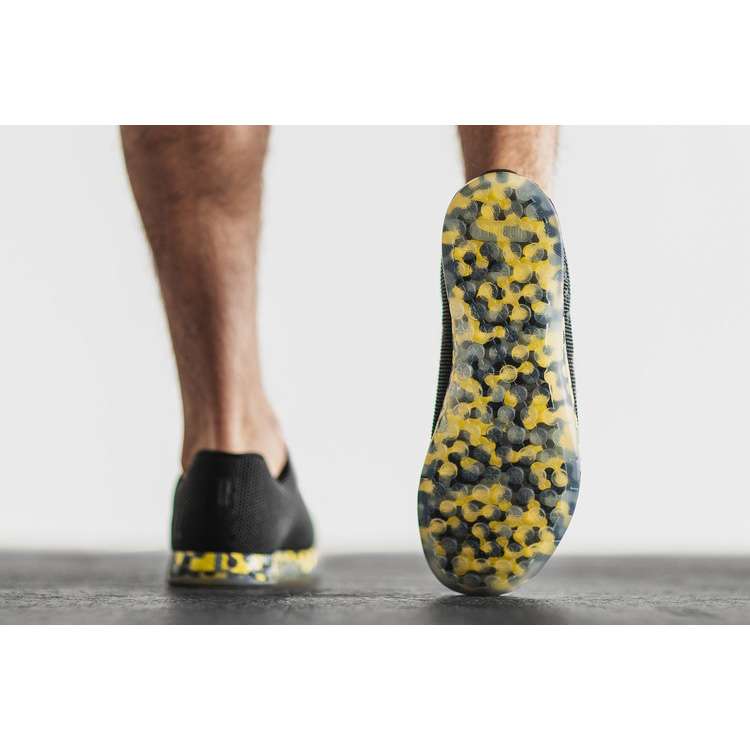 Tenis Deportivos Nobull Black Radial Trainer Hombre Negros Amarillos | MX-62094