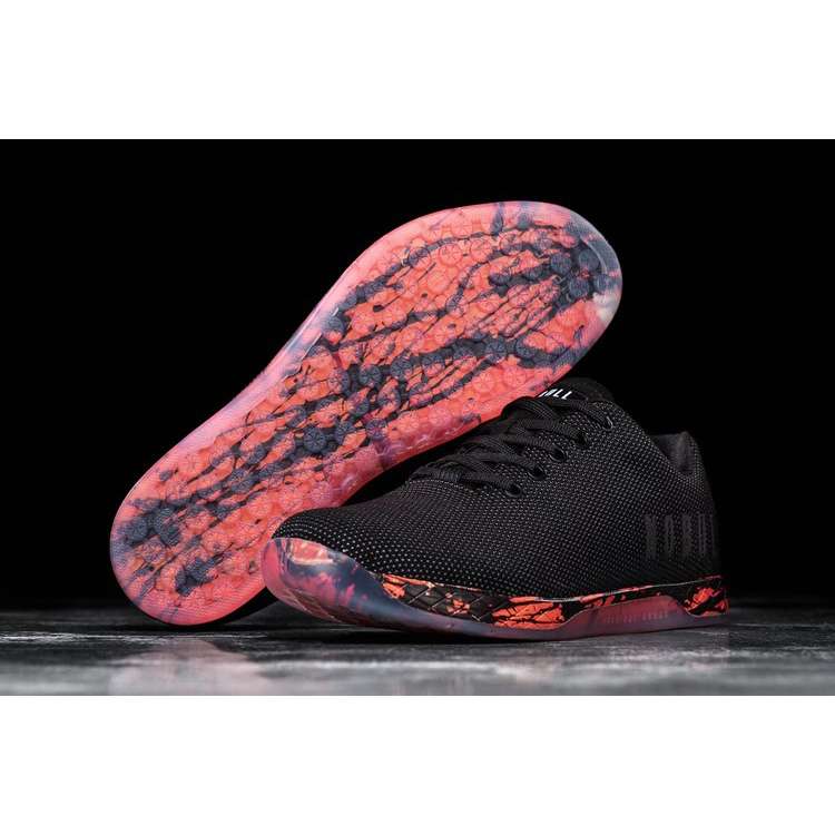 Tenis Deportivos Nobull Black Spill Trainer Hombre Negros Naranjas | MX-98703