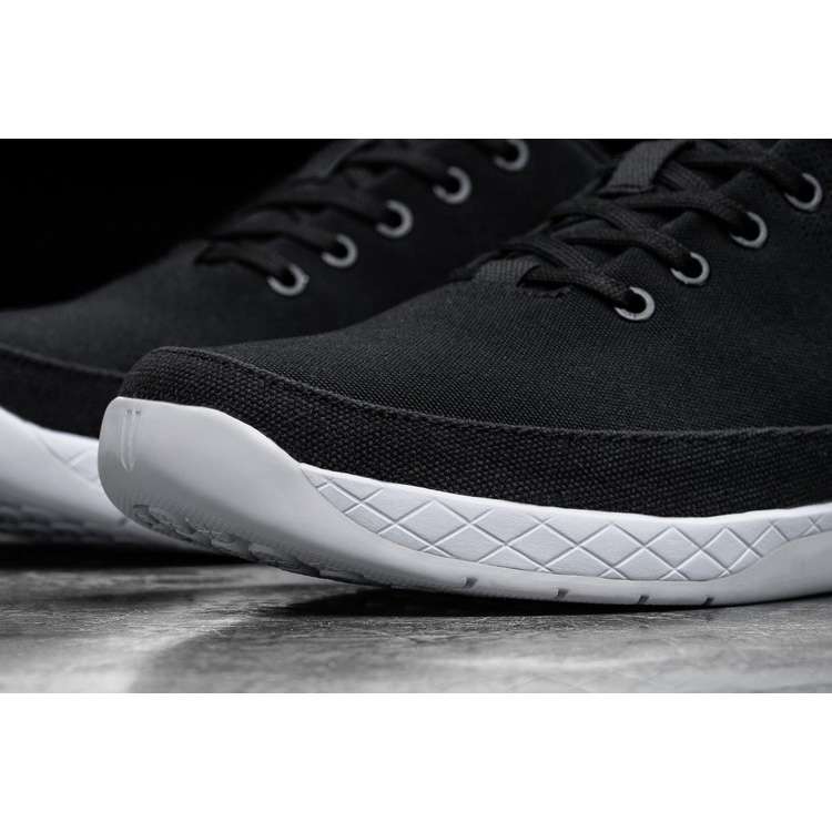Tenis Deportivos Nobull Black White Lona Trainer Hombre Negros | MX-65582