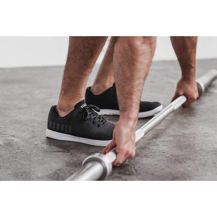 Tenis Deportivos Nobull Black White Trainer Hombre Negros | MX-35771
