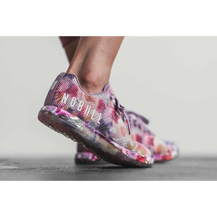 Tenis Deportivos Nobull Bouquet Trainer Mujer Morados Rosas | MX-33159
