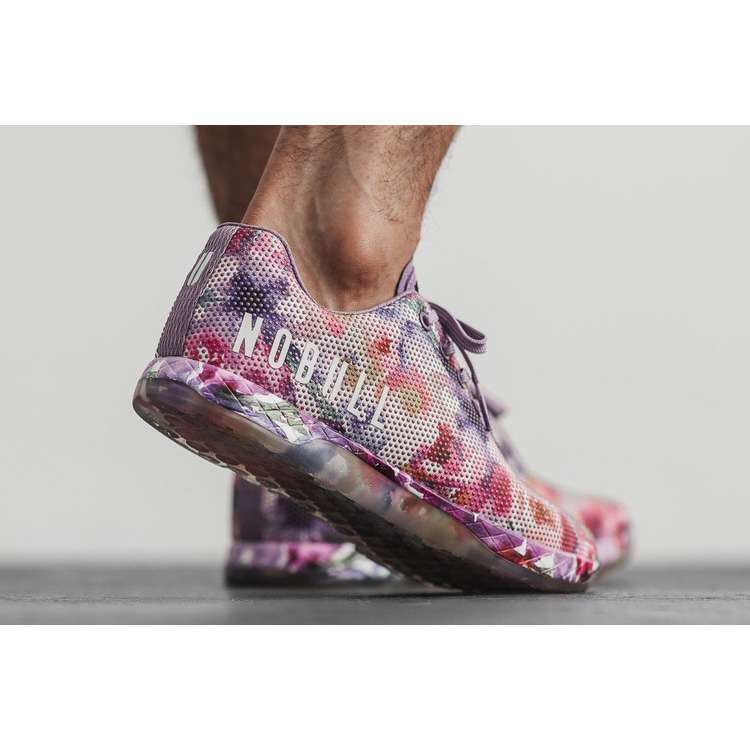 Tenis Deportivos Nobull Bouquet Trainer Hombre Morados Rojos | MX-84649
