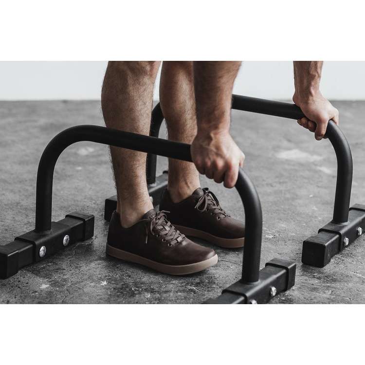 Tenis Deportivos Nobull Brown Cuero Trainer Hombre Marrom | MX-38583