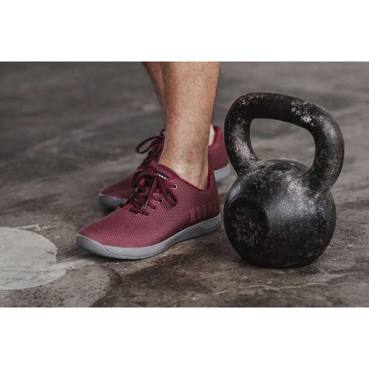 Tenis Deportivos Nobull Cabernet Grey Trainer Hombre Vino | MX-41484