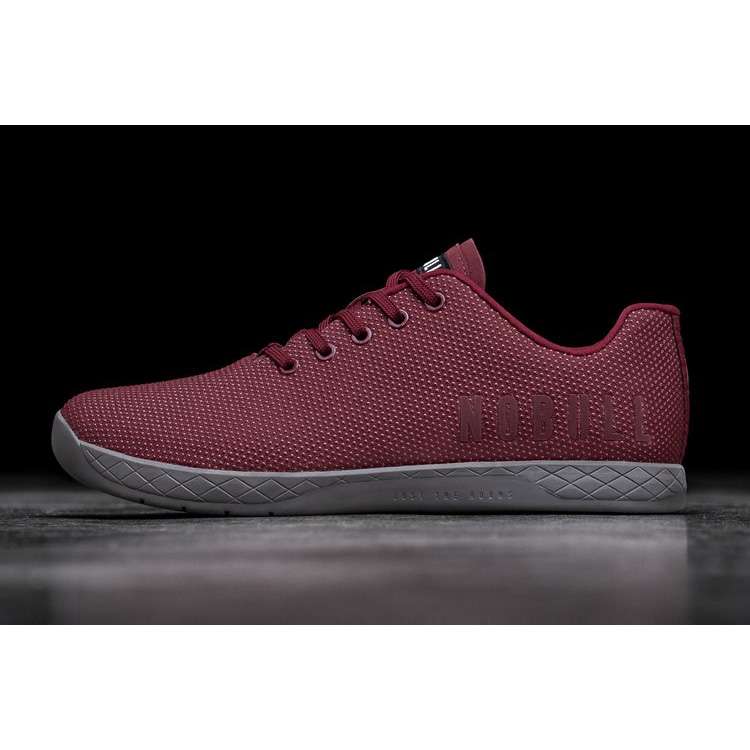 Tenis Deportivos Nobull Cabernet Grey Trainer Hombre Vino | MX-41484
