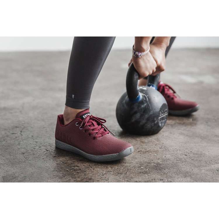Tenis Deportivos Nobull Cabernet Grey Trainer Mujer Vino | MX-49814