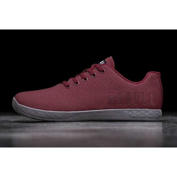 Tenis Deportivos Nobull Cabernet Grey Trainer Mujer Vino | MX-49814