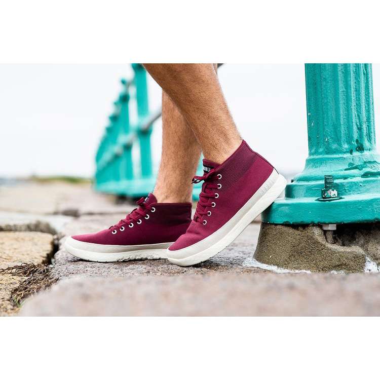 Tenis Deportivos Nobull Cabernet Lona Mid Trainer Hombre Vino | MX-65618