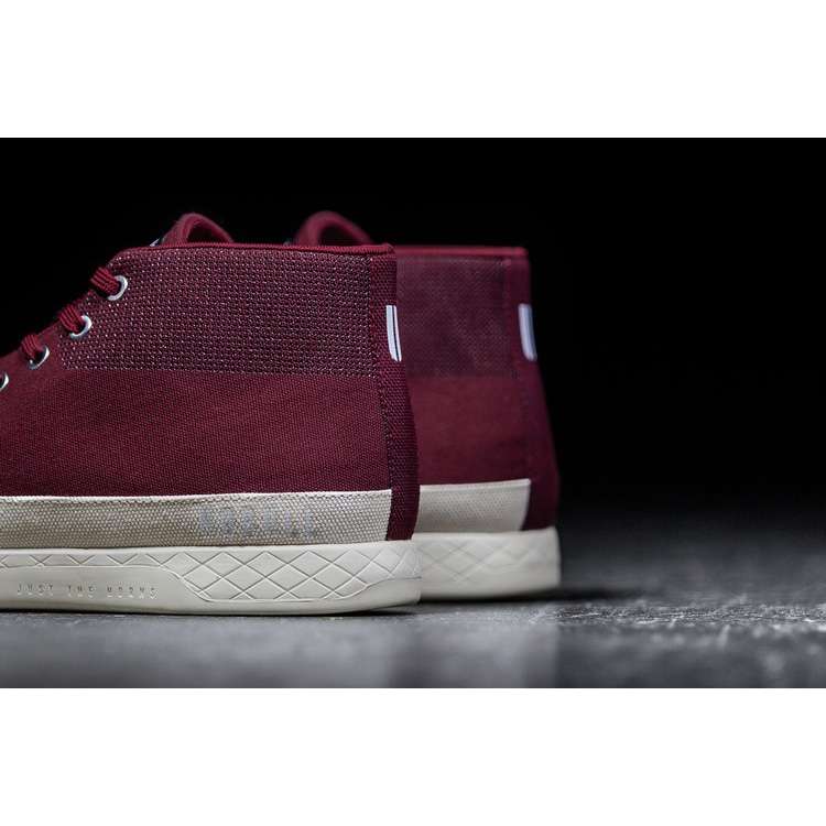 Tenis Deportivos Nobull Cabernet Lona Mid Trainer Hombre Vino | MX-65618