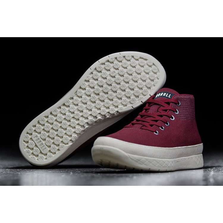Tenis Deportivos Nobull Cabernet Lona Mid Trainer Hombre Vino | MX-65618