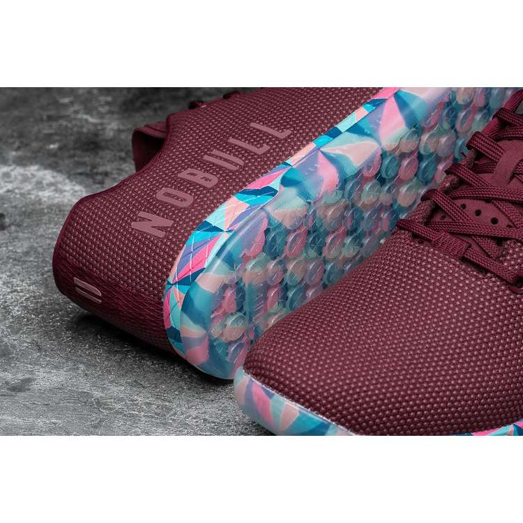 Tenis Deportivos Nobull Cabernet Prism Trainer Mujer Vino | MX-35562