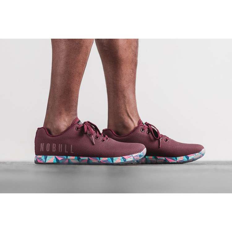 Tenis Deportivos Nobull Cabernet Prism Trainer Hombre Vino Multicolor | MX-69260