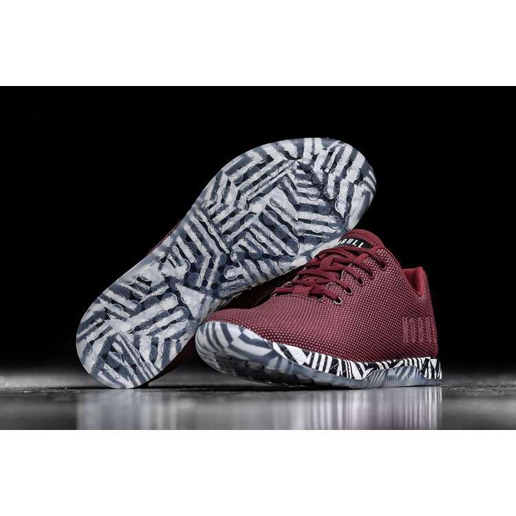Tenis Deportivos Nobull Cabernet Zebra Trainer Hombre Vino | MX-24606