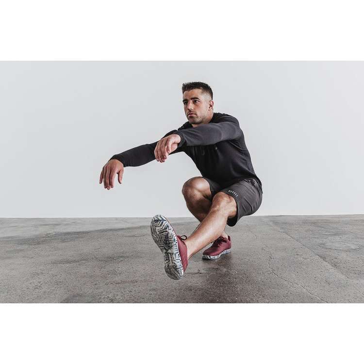 Tenis Deportivos Nobull Cabernet Zebra Trainer Hombre Vino | MX-24606