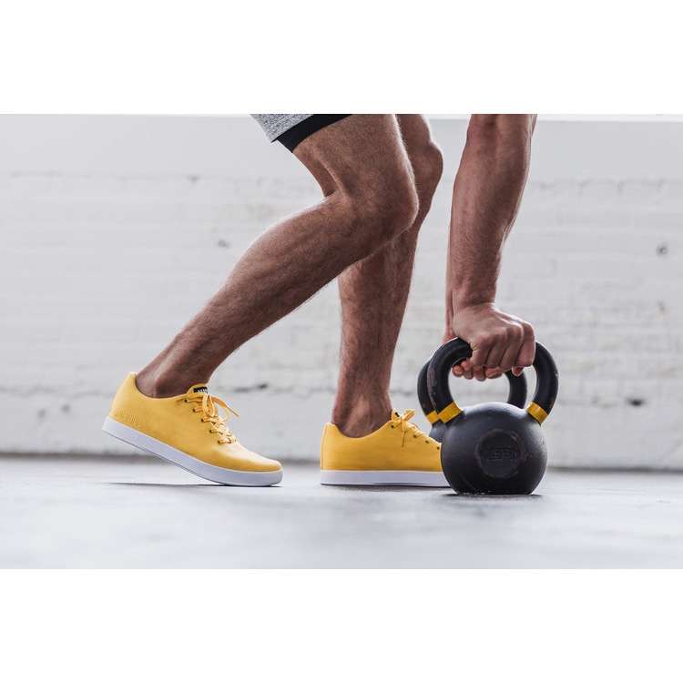 Tenis Deportivos Nobull Canary Lona Trainer Hombre Amarillos | MX-42297