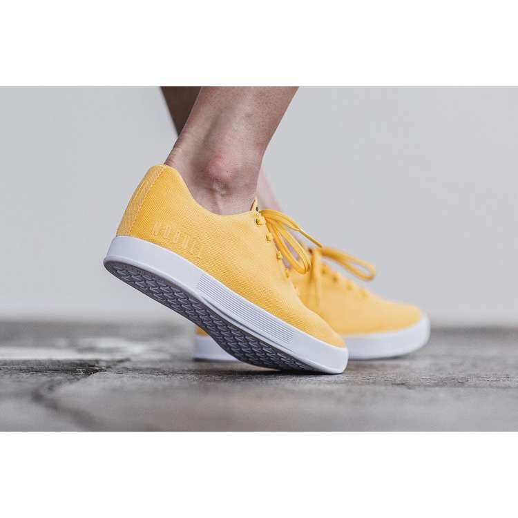 Tenis Deportivos Nobull Canary Lona Trainer Mujer Amarillos | MX-98857
