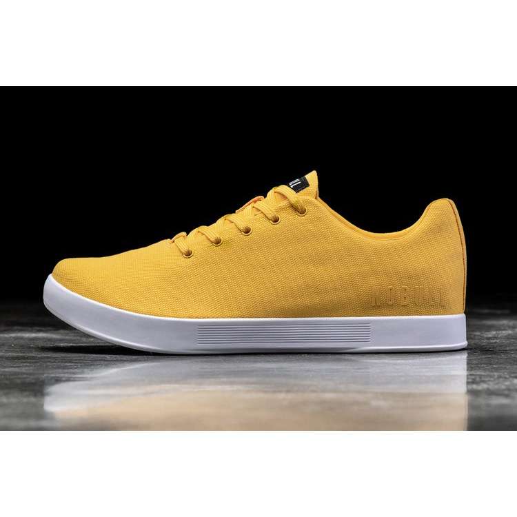 Tenis Deportivos Nobull Canary Lona Trainer Mujer Amarillos | MX-98857