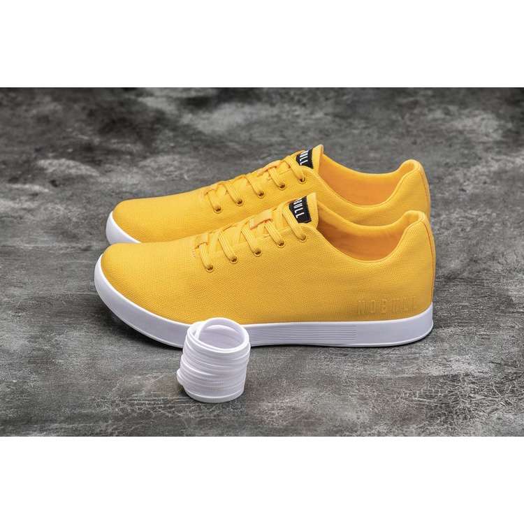 Tenis Deportivos Nobull Canary Lona Trainer Mujer Amarillos | MX-98857