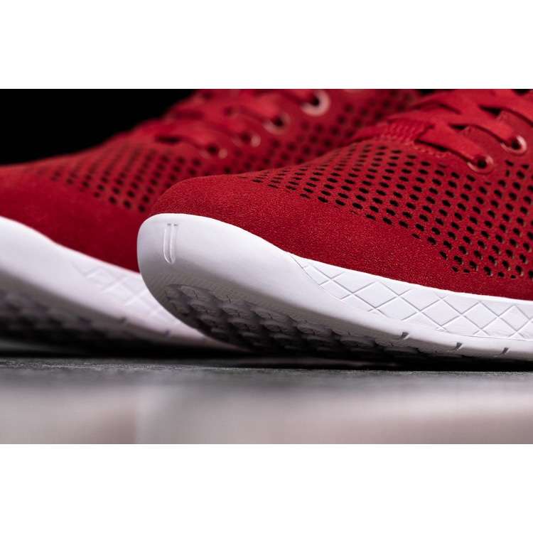 Tenis Deportivos Nobull Carreras Red Gamuza Trainer Hombre Rojos | MX-45098