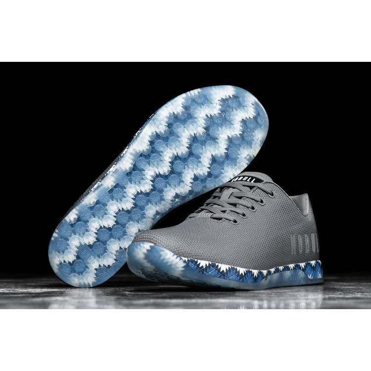 Tenis Deportivos Nobull Dark Grey Blue Patchwork Trainer Hombre Grises Azules | MX-37199