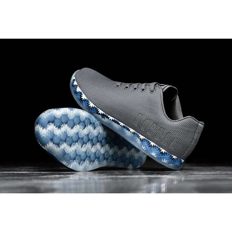Tenis Deportivos Nobull Dark Grey Blue Patchwork Trainer Hombre Grises Azules | MX-37199