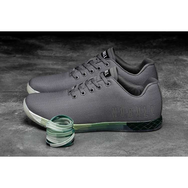 Tenis Deportivos Nobull Dark Grey Gradient Trainer Mujer Grises Verdes | MX-91230