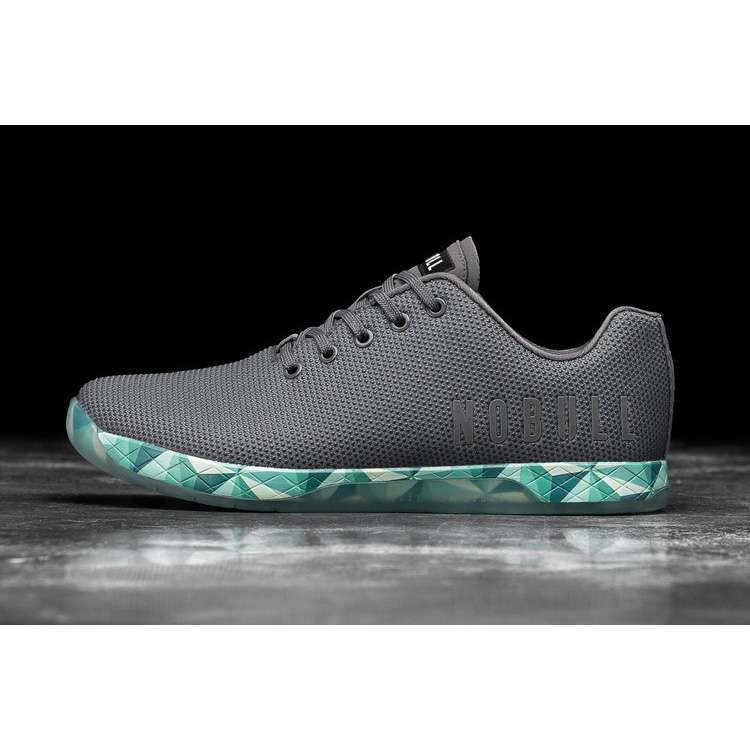 Tenis Deportivos Nobull Dark Grey Prism Trainer Mujer Grises Turquesa | MX-52206