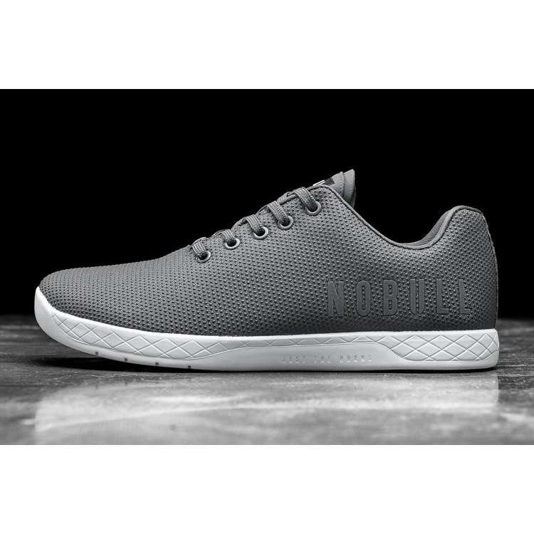 Tenis Deportivos Nobull Dark Grey White Trainer Hombre Grises | MX-28391