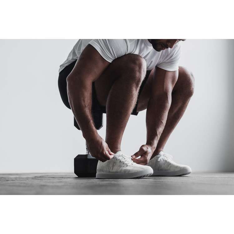 Tenis Deportivos Nobull Davidsdottir Lona Trainer Hombre Blancos | MX-75541
