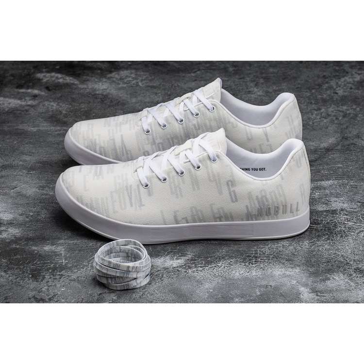 Tenis Deportivos Nobull Davidsdottir Lona Trainer Hombre Blancos | MX-75541