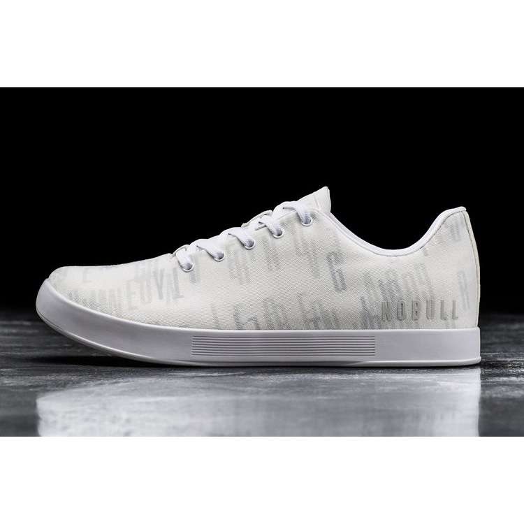 Tenis Deportivos Nobull Davidsdottir Lona Trainer Hombre Blancos | MX-75541