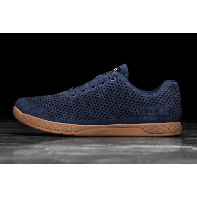 Tenis Deportivos Nobull Dusk Gamuza Trainer Mujer Azul Marino Marrom | MX-55225