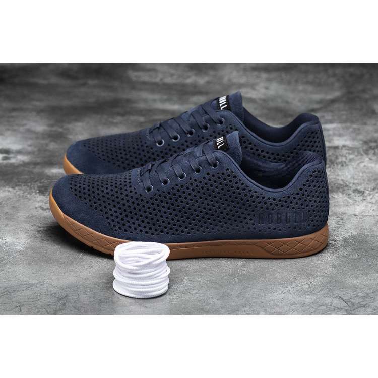 Tenis Deportivos Nobull Dusk Gamuza Trainer Hombre Azul Marino | MX-65296