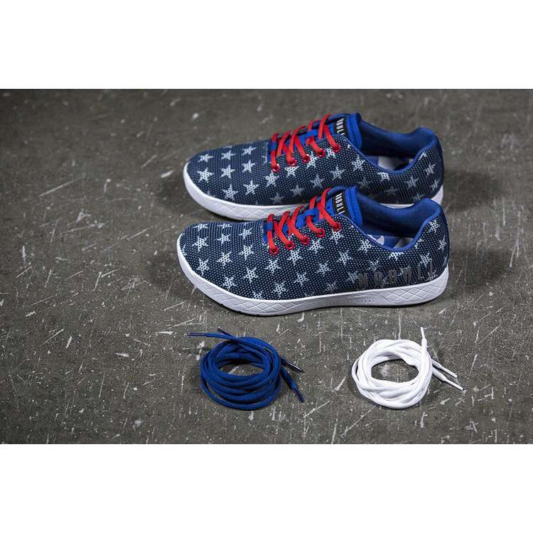 Tenis Deportivos Nobull Flag Trainer Mujer Azules Blancos | MX-60408