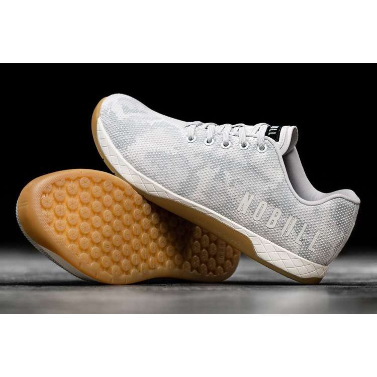 Tenis Deportivos Nobull Frostbite Camo Trainer Hombre Blancos | MX-22675