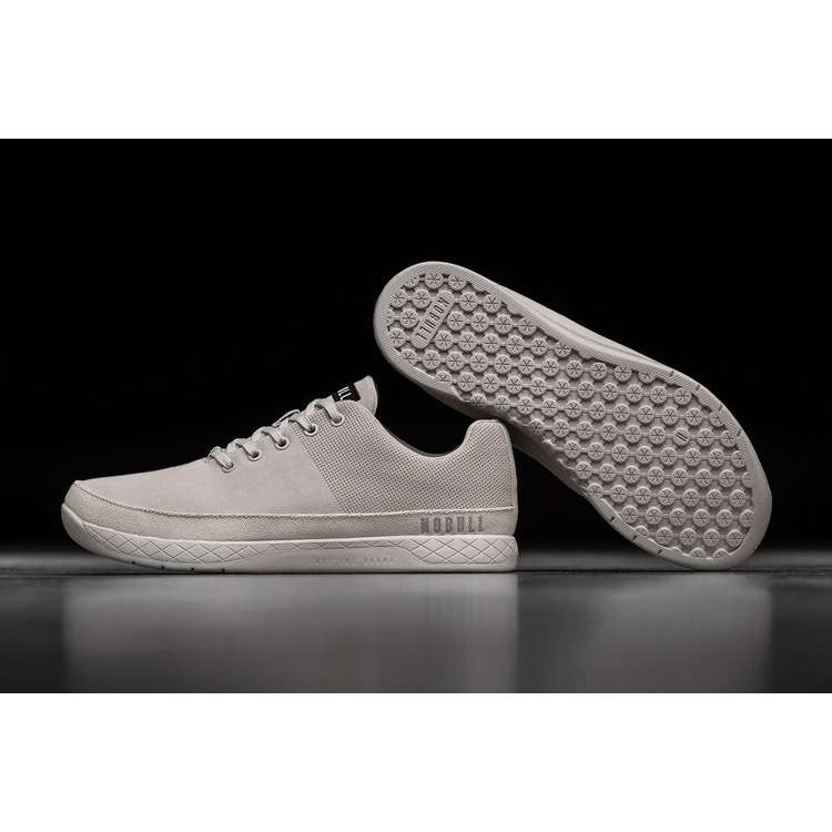 Tenis Deportivos Nobull Glacier Lona Trainer Hombre Grises | MX-75050