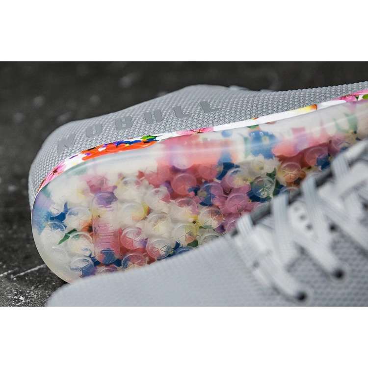Tenis Deportivos Nobull Grey Daisy Trainer Hombre Grises Multicolor | MX-56452