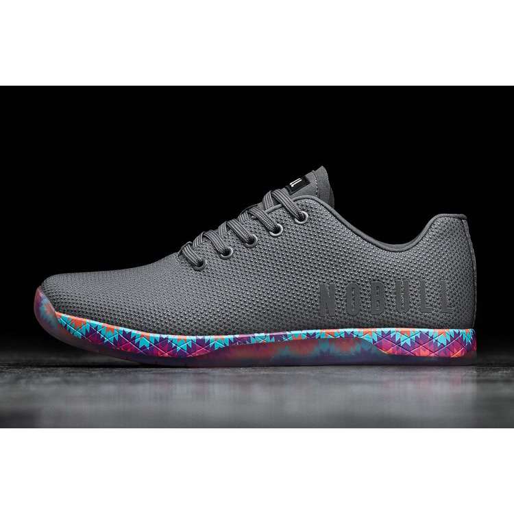 Tenis Deportivos Nobull Grey Patchwork Trainer Hombre Negros Azules Rojos | MX-59504