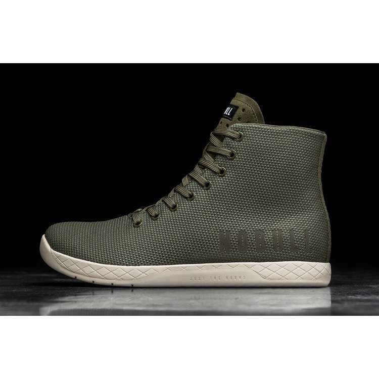 Tenis Deportivos Nobull High-top Army Ivory Trainer Hombre Verde Oliva | MX-76173