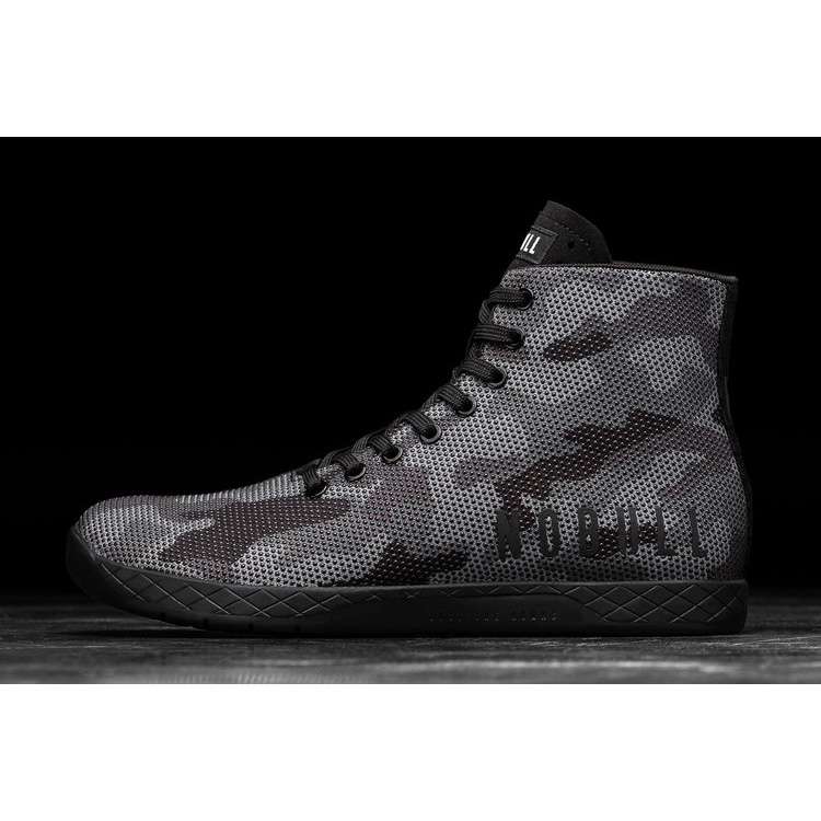 Tenis Deportivos Nobull High-top Black Camo Trainer Mujer Negros Grises | MX-22499