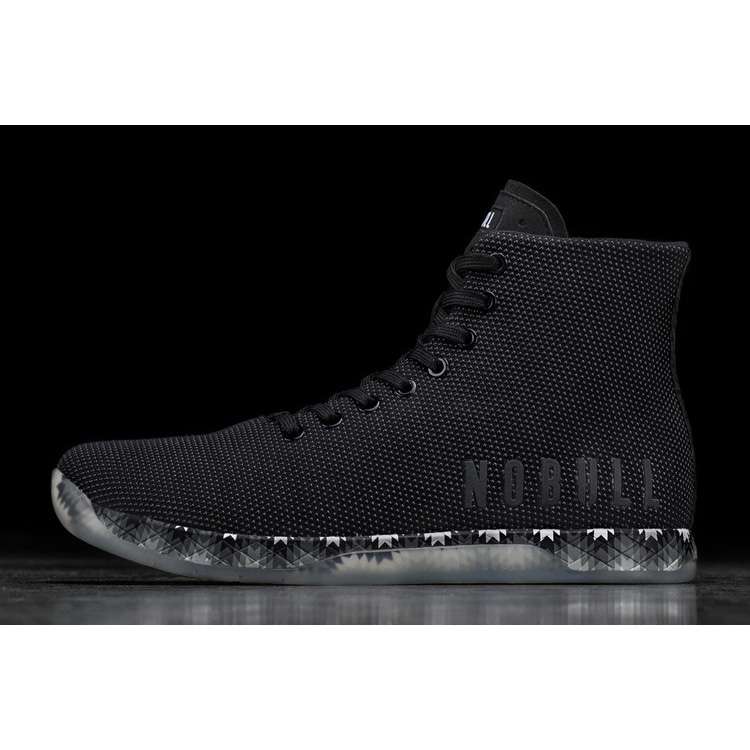 Tenis Deportivos Nobull High-top Black Patchwork Trainer Hombre Negros | MX-61910