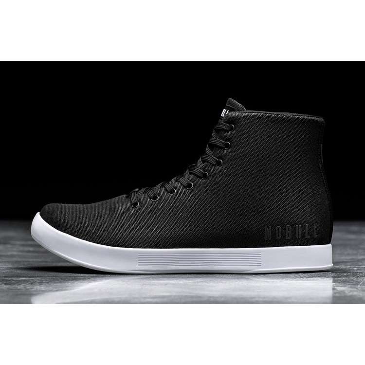 Tenis Deportivos Nobull High-top Black White Lona Trainer Hombre Negros | MX-80919