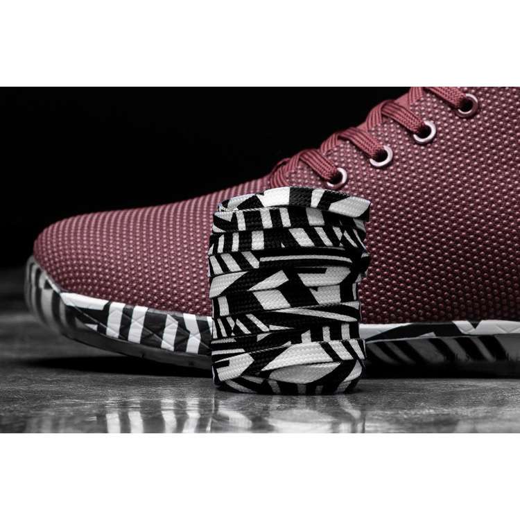 Tenis Deportivos Nobull High-top Cabernet Zebra Trainer Hombre Vino | MX-16877