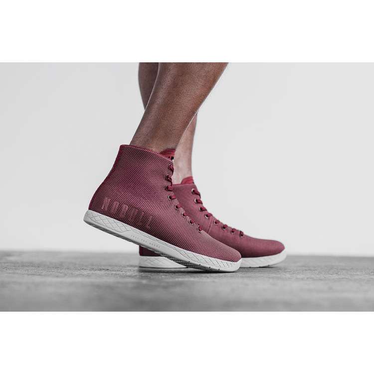 Tenis Deportivos Nobull High-top Cabernet Arctic Trainer Hombre Vino | MX-30635