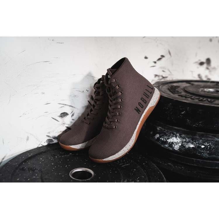 Tenis Deportivos Nobull High-top Chestnut Trainer Hombre Marrom | MX-44181