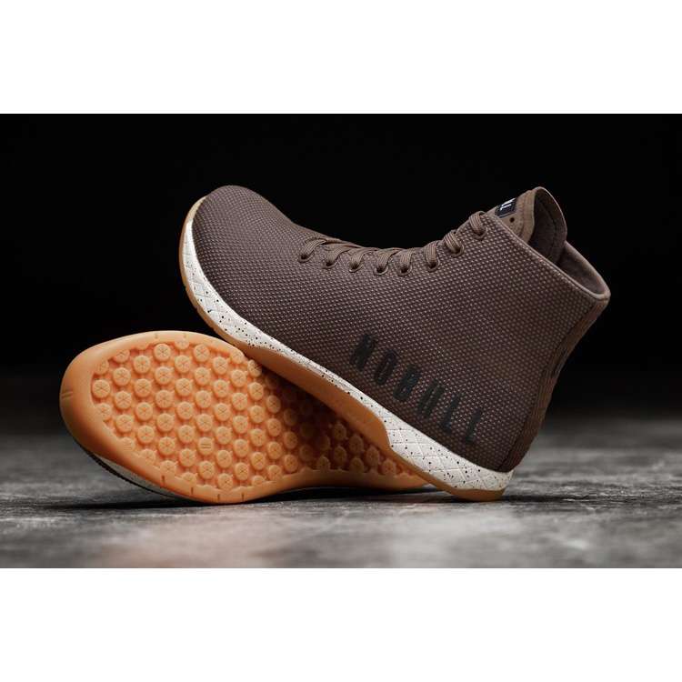 Tenis Deportivos Nobull High-top Chestnut Trainer Hombre Marrom | MX-44181