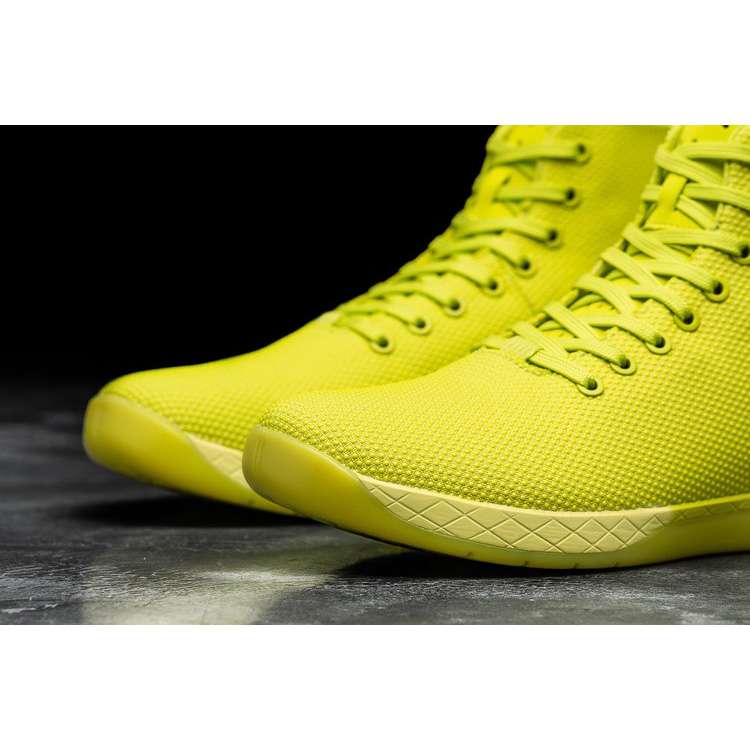 Tenis Deportivos Nobull High-top Neon Lime Trainer Mujer Amarillos | MX-69985