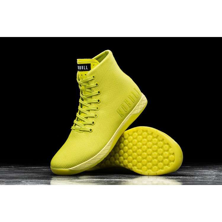 Tenis Deportivos Nobull High-top Neon Lime Trainer Mujer Amarillos | MX-69985