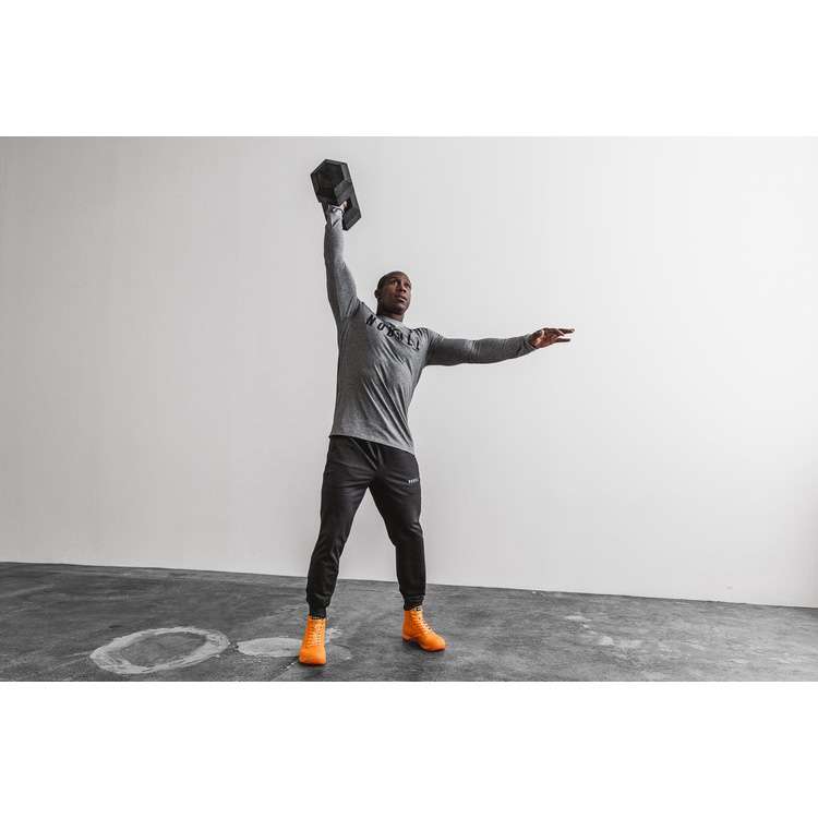 Tenis Deportivos Nobull High-top Neon Orange Trainer Hombre Naranjas | MX-81358
