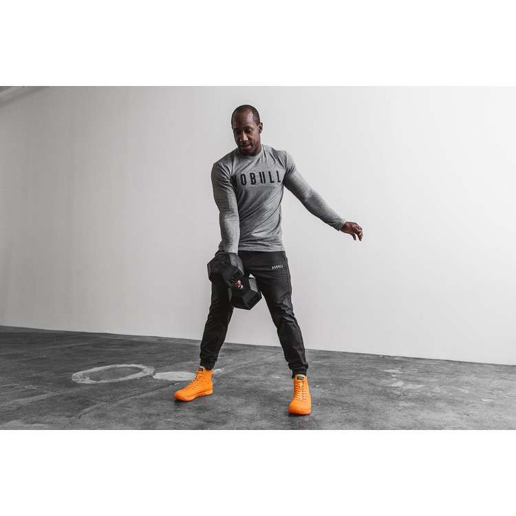 Tenis Deportivos Nobull High-top Neon Orange Trainer Hombre Naranjas | MX-81358